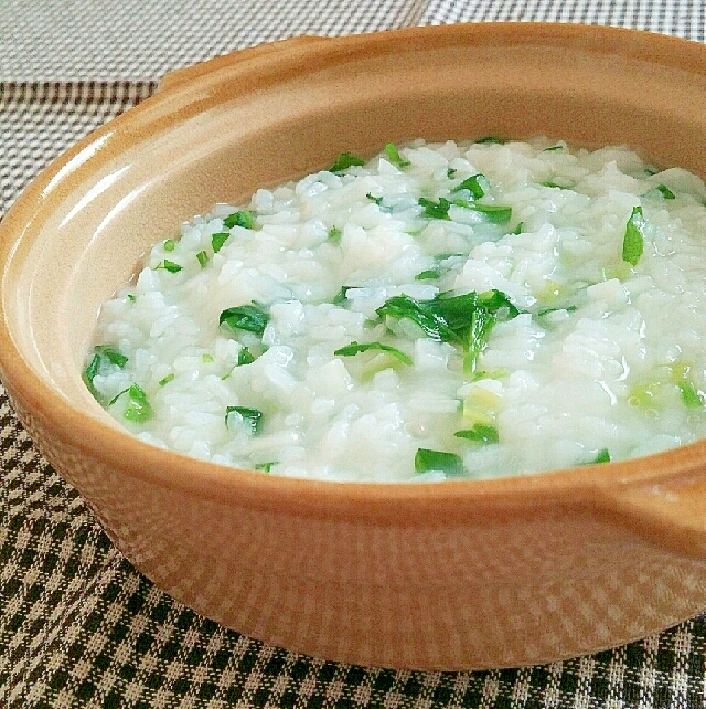 お餅入り☆母の七草粥 レシピ・作り方